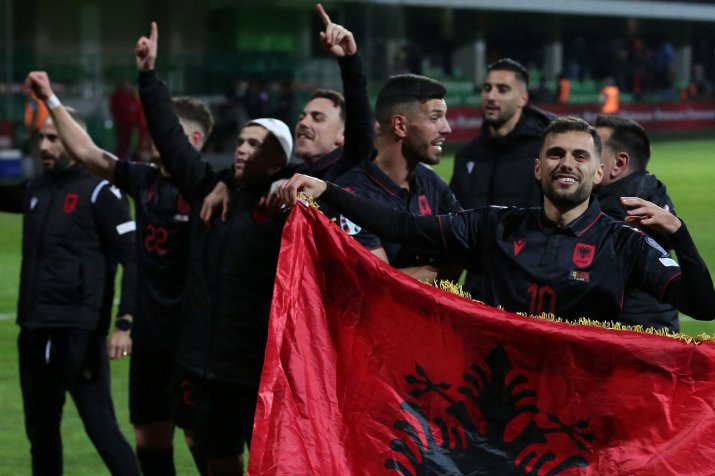 Albanezii se bucură pentru a doua lor calificare la Euro, după cea din 2016