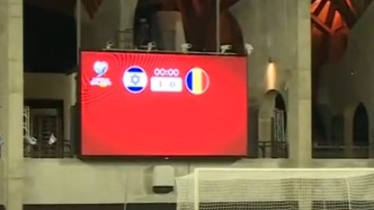 Ce a apărut pe tabelă cu doar câteva ore înainte de Israel - România