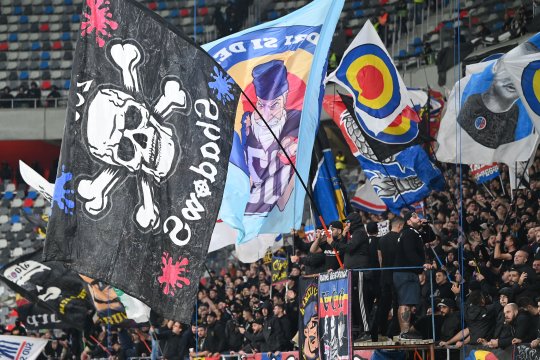 Atmosferă incendiară la CSA Steaua - Rapid! Câți spectatori au fost prezenți în tribunele stadionului din Ghencea