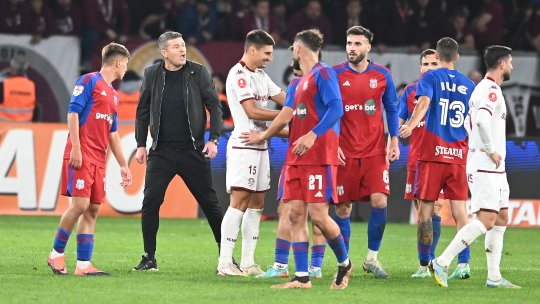 FOTO | Imaginea serii din Ghencea. Cum au fost surprinși doi rivali de la Steaua și Rapid