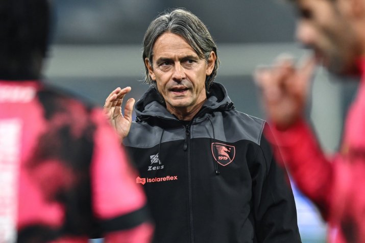 Filippo Inzaghi, antrenorul echipei Salernitana.