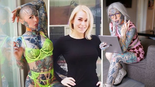 Când pasiunea pentru tatuaje devine sport extrem! Cât a plătit Lina Lorenzen ca să-și schimbe radical look-ul. Fanii o compară cu un "cyborg" | GALERIE FOTO