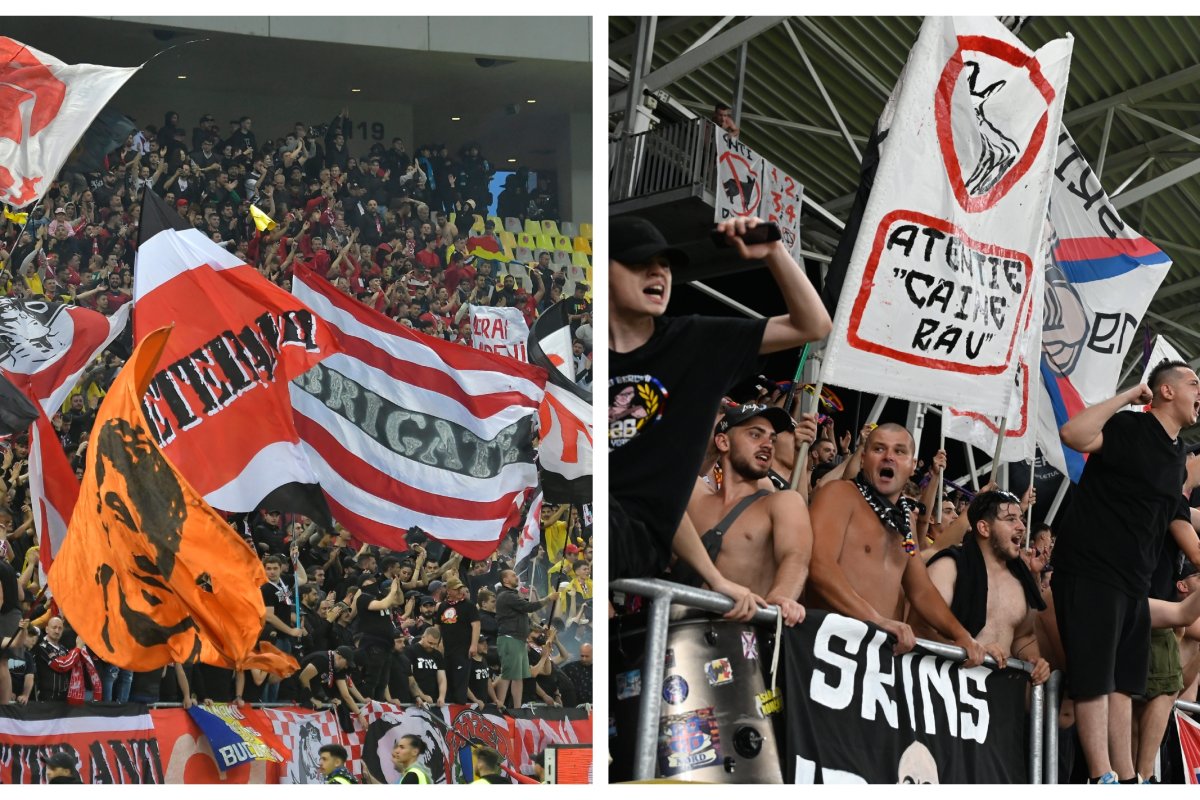 Suporteri Dinamo și FCSB