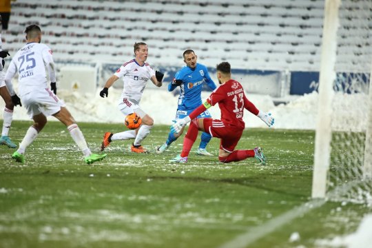 Oțelul - Universitatea Craiova 1-3. Mitriță, one man show! Atacantul oltenilor a reușit hat-trick-ul