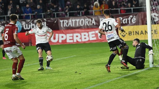 Rapid - U Cluj 2-3. Ardelenii revin de la 0-2 și produc șocul în Giulești