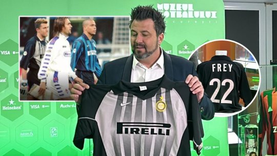 Povestea inedită a tricoului adus de Sebastien Frey la București! Avea doar 19 ani și pe teren erau Ronaldo, Zamorano, Batistuta sau Rui Costa, într-un meci de colecție din Serie A | FOTO