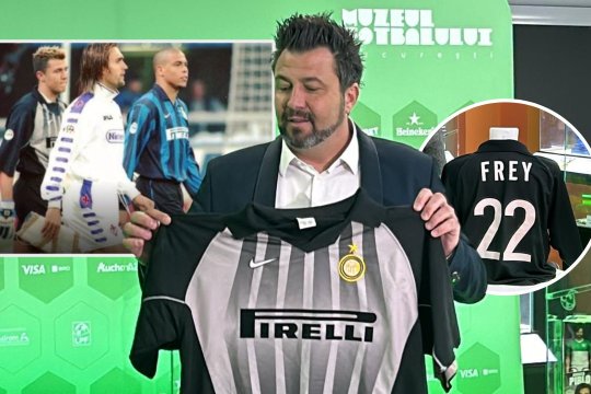 Povestea inedită a tricoului adus de Sebastien Frey la București! Avea doar 19 ani și pe teren erau Ronaldo, Zamorano, Batistuta sau Rui Costa, într-un meci de colecție din Serie A | FOTO
