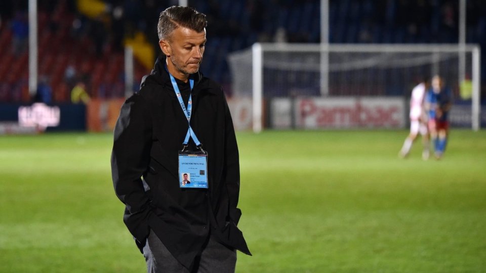 56 de meciuri a rezistat Ovidiu Burcă pe banca tehnică a lui Dinamo