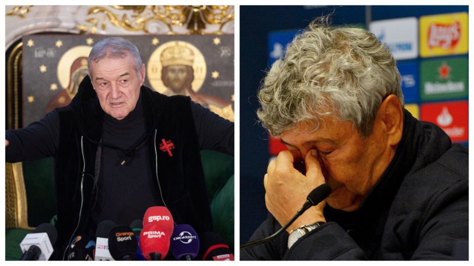 Gigi Becali și Mircea Lucescu