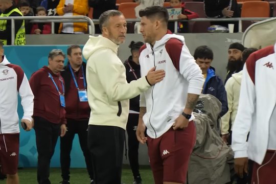 Cristian Săpunaru a îngropat securea războiului cu Mihai Stoica: ”Am vorbit înainte de meci”
