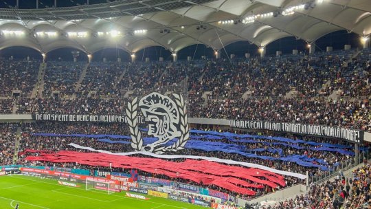 FOTO&VIDEO | Rapidiștii au ”stricat” scenografia 3D a fanilor FCSB: ”De un sfert de veac aici, niciun pas în spate” Cum au răspuns oaspeții
