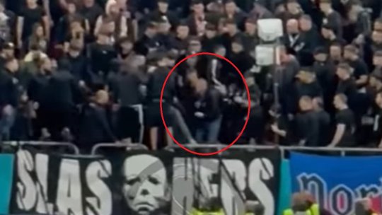 VIDEO | Ultrașii FCSB-ului s-au bătut între ei. Imagini incredibile din galeria ”roș-albaștrilor”