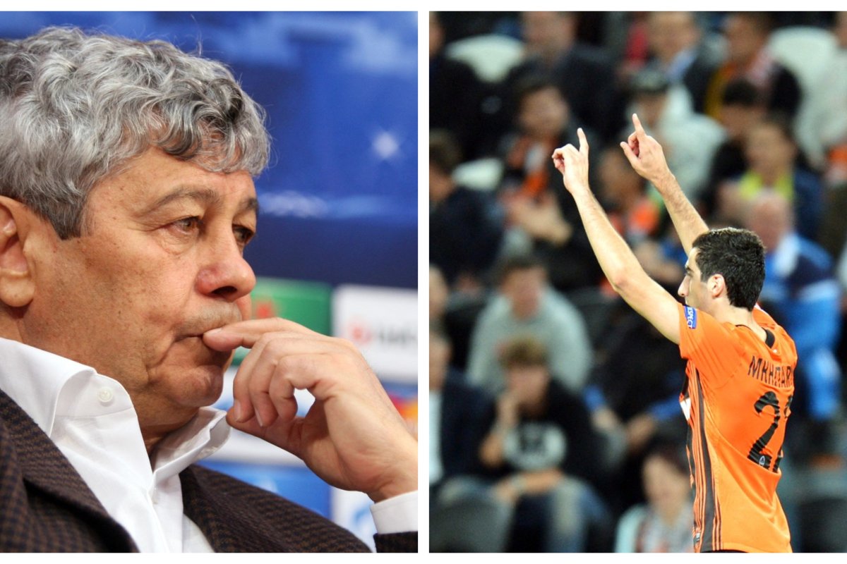 Henrikh Mkhitaryan și Mircea Lucescu, fotbalistul armean și antrenorul român care au colaborat la Șahtior