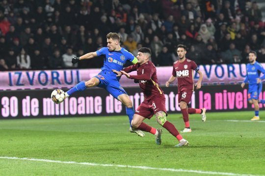 CFR Cluj - FCSB 1-1. Primele două clasate din SuperLigă își împart punctele în Gruia