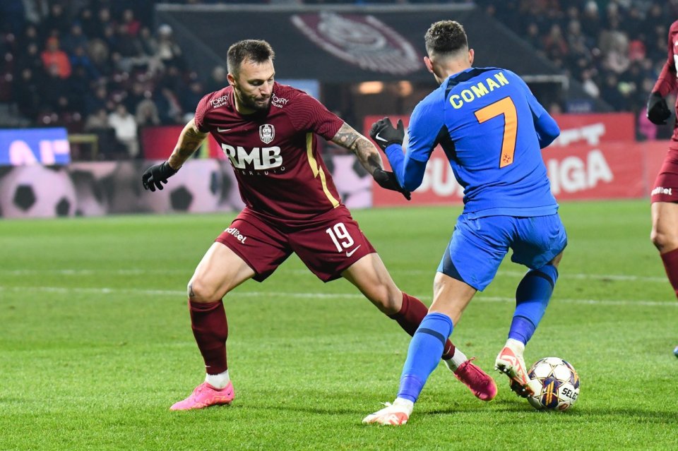 Florinel Coman, la partida dintre CFR Cluj și FCSB