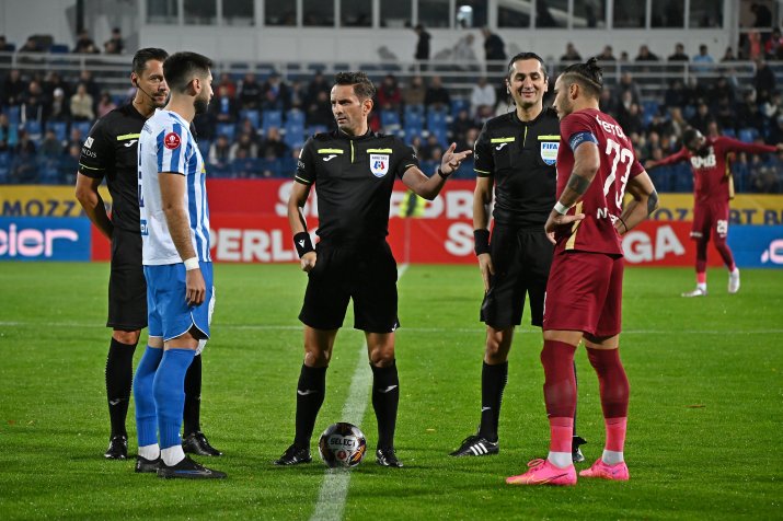 Colțescu a mai arbitrat-o pe FCSB de încă trei ori în acest sezon înaintea partidei de la Cluj