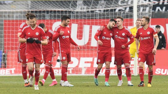 Reacția lui Pop, jucătorul Oțelului crescut de U Cluj, după ce a răpus formația ardeleană