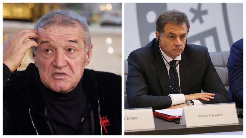 Gigi Becali și Kyros Vassasras