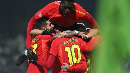 Poli Iași - FCSB 1-3. Show făcut de roș-albaștri în Copou. Florinel Coman marchează de două ori și vicecampioana are 11 puncte avans în fruntea Superligii