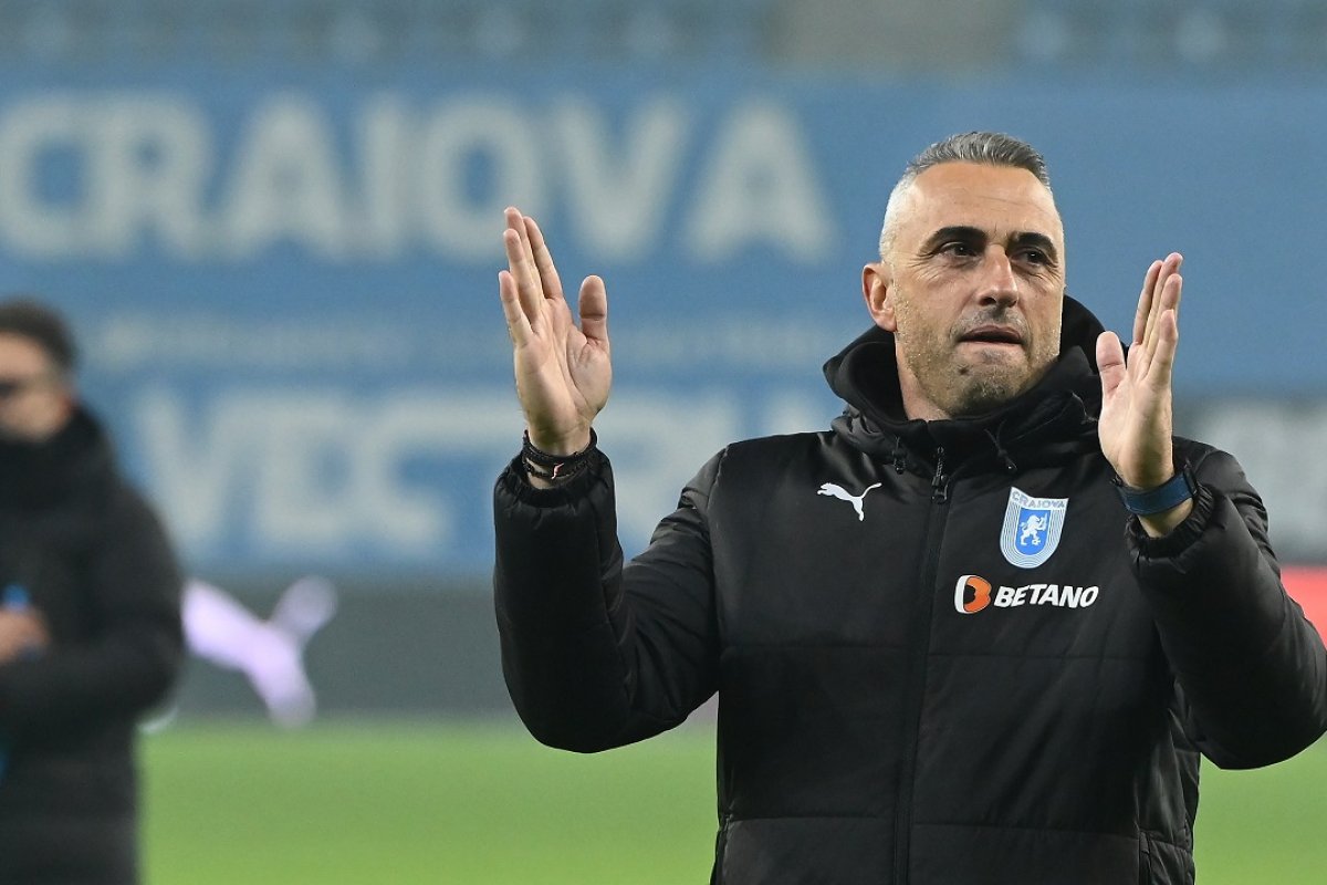 Ivaylo Petev, la finalul partidei cu CFR Cluj