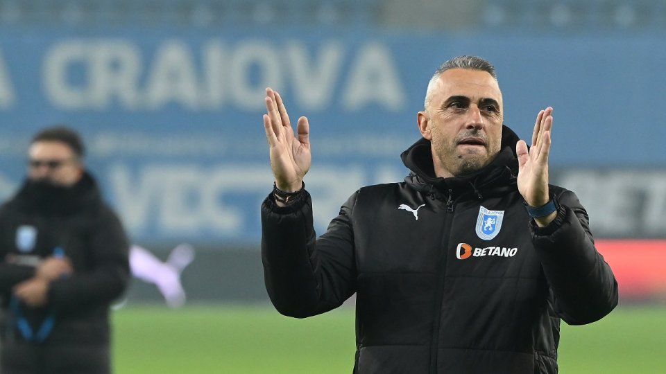 Ivaylo Petev, la finalul partidei cu CFR Cluj