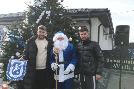 Frații Costea, din nou alături de FCU Craiova! Surpriza pregătită cu ocazia sărbătorilor