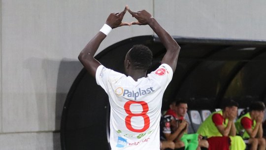 S-a terminat vacanța? După ce a lipsit cu FCSB, Baba Alhassan a fost titular în Hermannstadt - Sepsi