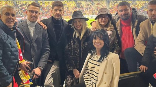 Imagini rare. Cum arată soția lui Anghel Iordănescu. A fost pe stadion pentru prima dată după 7 ani