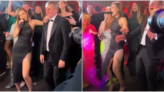 Cine este tânăra care i-a provocat pe Gică Hagi și pe Gică Popescu să cânte la cununia lui Ianis. Imagini spectaculoase