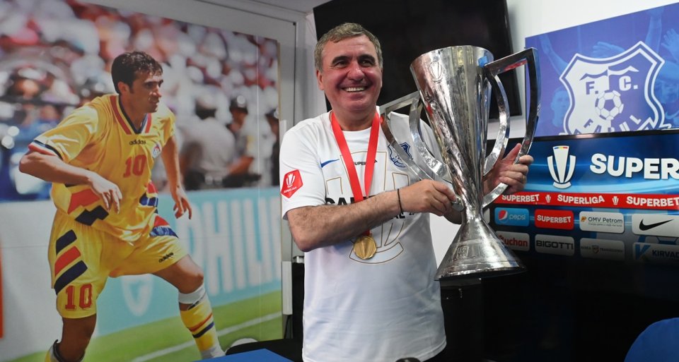 În 2023, Gică Hagi a câștigat titlul în Superliga cu Farul Constanța