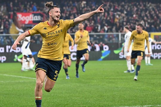 GOOOL Radu Drăgușin! Românul i-a adus un punct Genoei în duelul cu liderul Inter. Cum a marcat