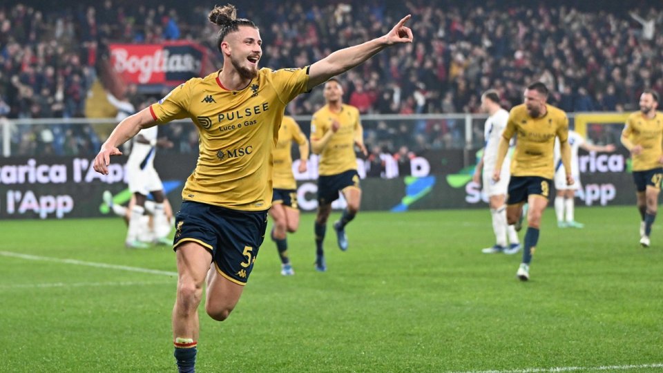 olul marcat împotriva lui Inter al fost al 6-lea în tricoul lui Genoa pentru Radu Drăgușin.