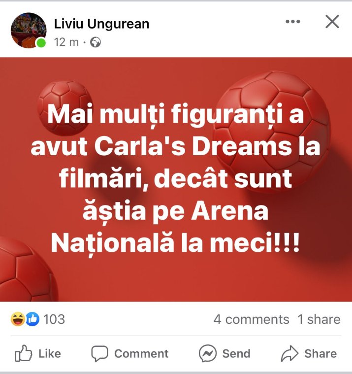 Mesajul liderului suporterilor rapidiști