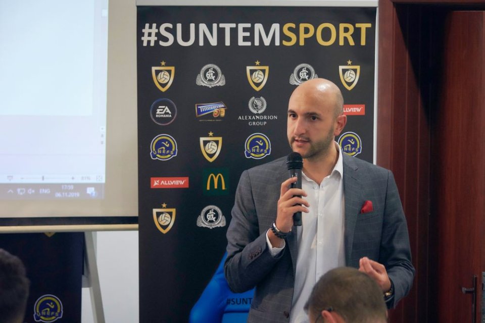 Cristian Gheorghe a fondat Sports Business Academy în 2015, alături de mai mulți prieteni