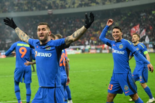 FCSB, cea mai bună echipă în meciurile din deplasare. Înfrângerea cu Oțelul o menține în topul SuperLigii