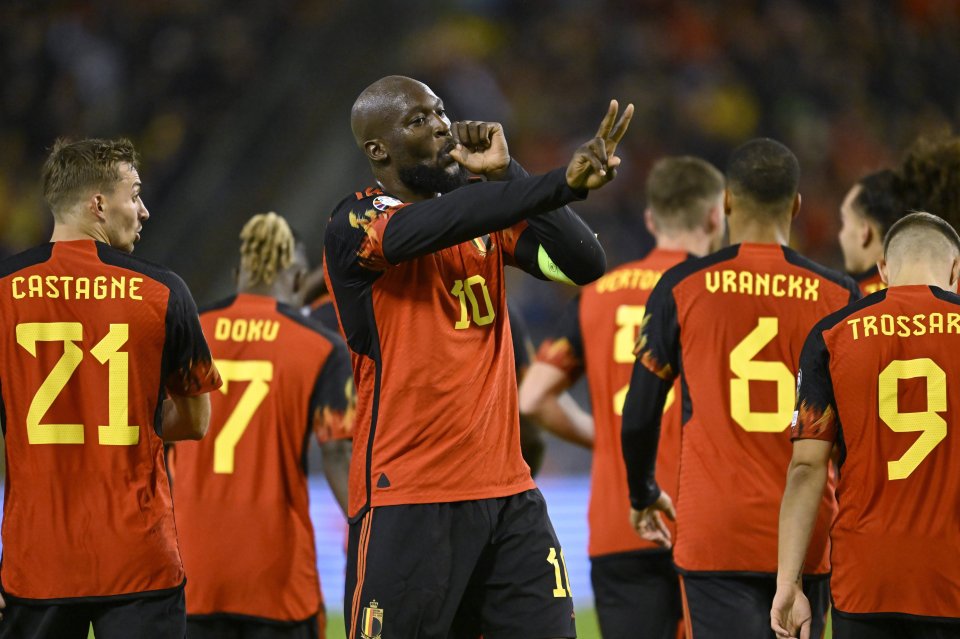 Lukaku a fost golgheterul preliminariilor Euro 2024, cu 14 goluri