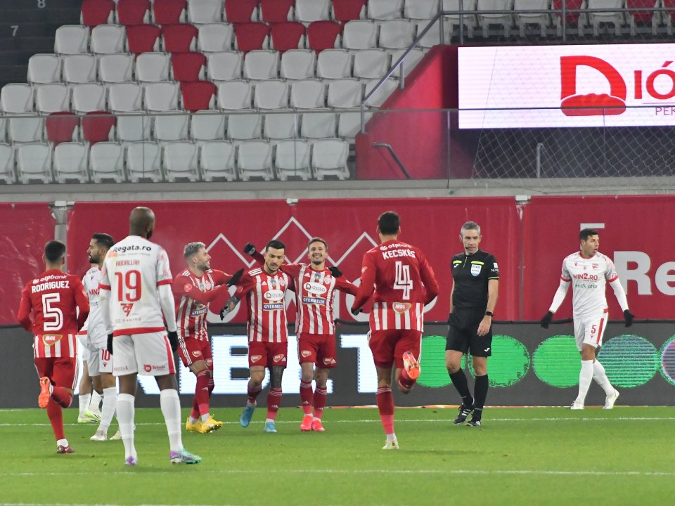 Sepsi a câștigat meciul cu Dinamo, din etapa a 18-a a SuperLigii, cu scorul de 2-1.