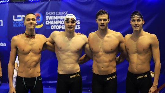 România s-a clasat pe locul 7 în proba de ştafetă 4x50 m liber de la CE de înot de la Otopeni. David Popovici și coechipierii săi nu au reușit să prindă medalia