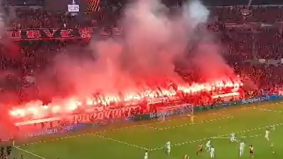 Roma a remizat cu Leverkusen într-o atmosferă infernală și s-a calificat în finala Europa League