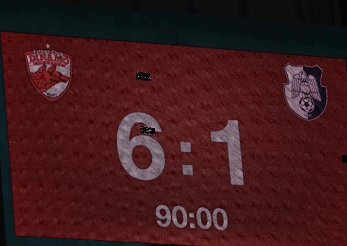 Dinamo - FC Argeș 6-1. Un rezultat pentru istorie