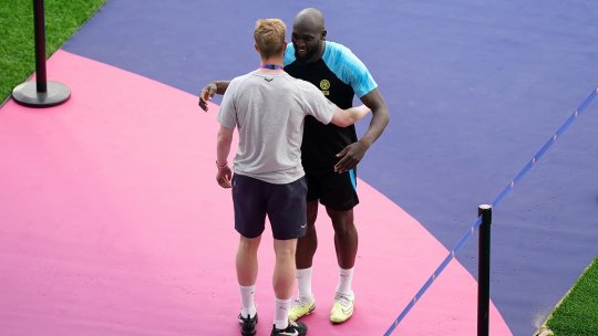 VIDEO | Moment fabulos înaintea finalei Champions League, cu Lukaku și De Bruyne în prim-plan: ”Unul dintre cei mai buni prieteni ai mei”
