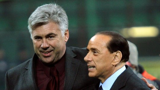 Ancelotti, la aflarea veștii morții lui Berlusconi: "Tristețea de astăzi nu șterge momentele fericite pe care le-am trăit împreună”