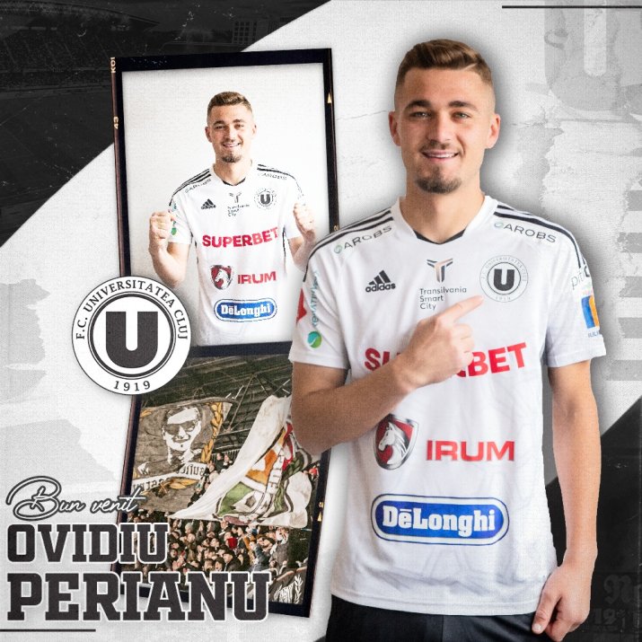 Ovidiu Perianu a fost prezentat la U Cluj