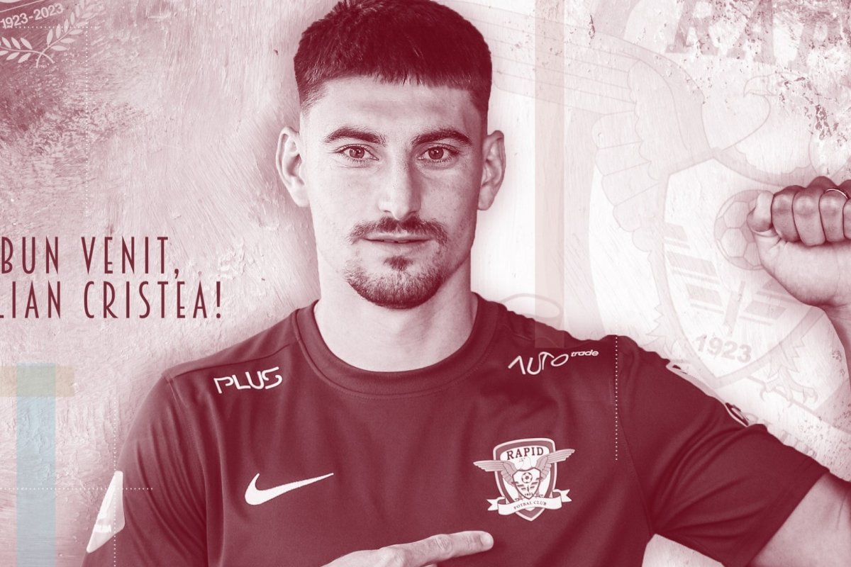 Iulian Cristea a fost prezentat oficial de Rapid