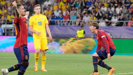 ”Tricolorii mici”. România - Spania 0-3, în primul meci de la EURO U21. Ibericii nu ne-au dat nicio speranță