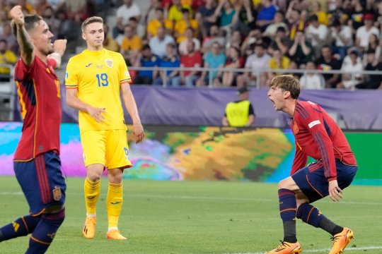 ”Tricolorii mici”. România - Spania 0-3, în primul meci de la EURO U21. Ibericii nu ne-au dat nicio speranță