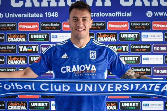 Un nou tranfer la FC U Craiova. Adrian Mititelu ”a pus mâna” pe un jucător care a trecut pe la Tigre