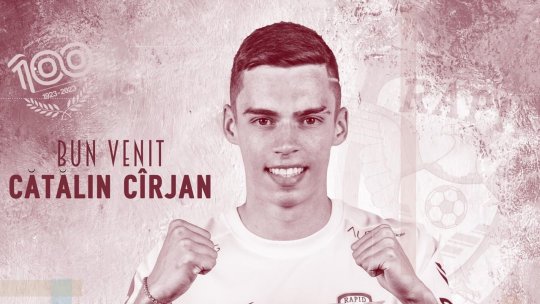 Cel mai așteptat transfer din Giulești e gata! Cătălin Cîrjan, noul jucător al Rapidului: ”Sper să aducem titlul”