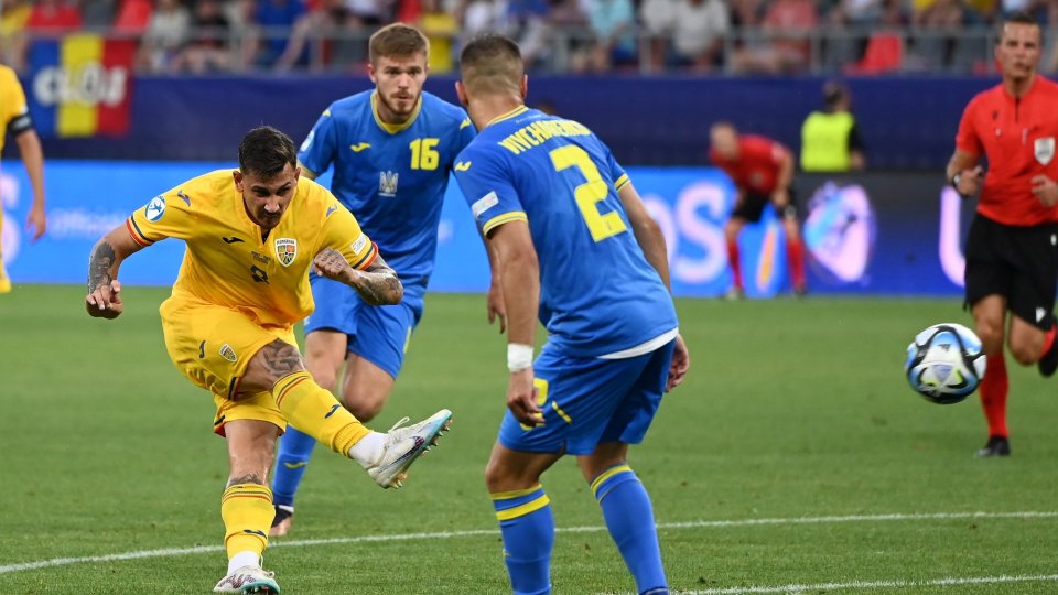 Jovan Markovic a avut una dintre puținele șanse în meciul cu Ucraina U21 de la Euro 2023