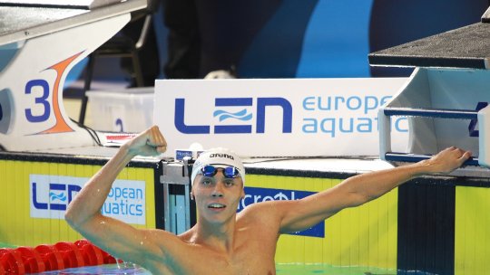 David Popovici, o nouă medalie. Românul a câștigat aurul la Sette Colli